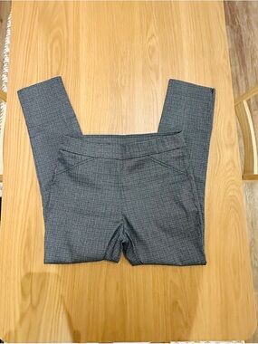 Anne Klein Black and White Textured Pants Pull On Size Small